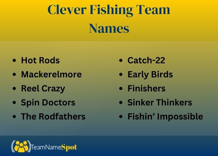 Clever Fishing Team Names