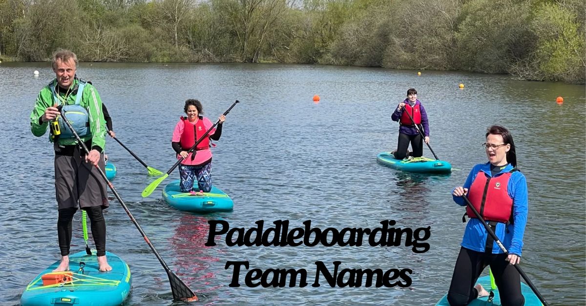 Paddleboarding Team Names